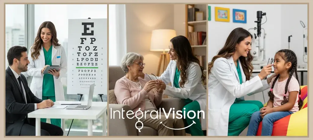 Optometría a domicilio y brigadas visuales en Bogotá — Integral Vision