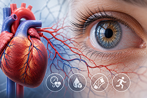 Salud cardiovascular y visión: conexión entre el corazón y los ojos.